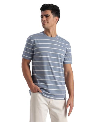 Image of Jockey 2715 Men Super Combed Cotton Rich Striped Round Neck Half Sleeve T-Shirt