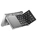 iClever Bluetooth Keyboard, Bluetooth 5.1 Foldable Wireless Keyboard with Portable Pocket Size, Aluminum Alloy Housing, Carrying Pouch, for iOS Windows Android Tablets, Laptops and Smartphones