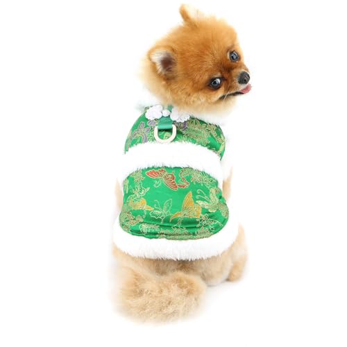 Disfraz chino brocado para perro pequeño PAIDEFUL L miniatura 4