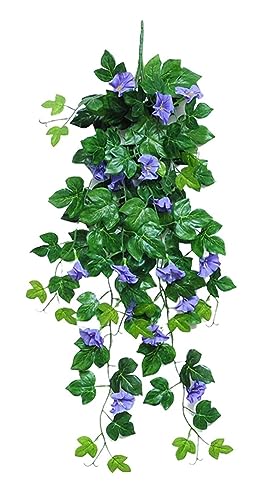 Fleurs en plastique de Morning Glory pour mur suspendu et décor de mariage