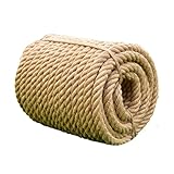 50 metri di canapa naturale corda 1-60mm corda decorativa gatto corda arrampicata corda rimorchiatore di guerra corda fai da te corda della corda di juta corda corda di illuminazione