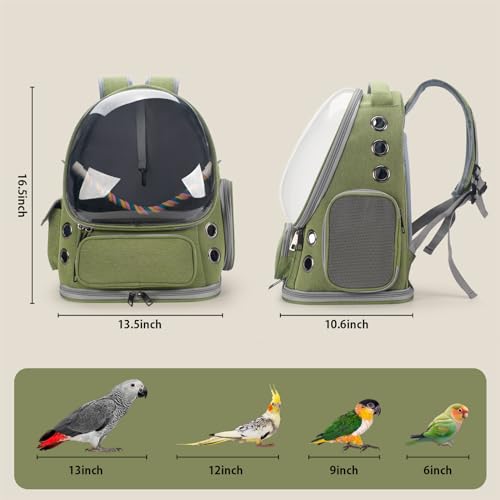 Kreachur KR-001 Bird Backpack Carrier Travel Cage thumb #2