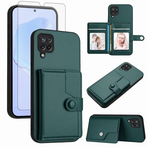 Coque Samsung A12 avec protège-écran verre et blocage RFID