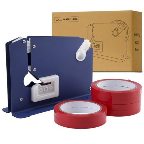 Sigillante a Nastro Adesivo per Sacchetto di Plastica, Nastro Sigilla Sacchetti, Nastro Extra da 6 Rotoli (Blu)