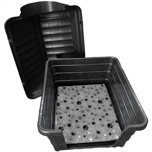 Casa De Cachorro Plástica N6 Mecpet Preto