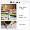 Portable Bottle Warmer for Travel, Dishwasher Safe, 3X Faster & Even Heating, 8 Feeds per Charge, 17oz, 1F Precise Adjust, Thaw, Keep Warm, Use While Charging, for Breastmilk & Formula
