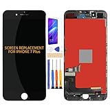 [Compatible con] para iPhone 7 Plus A1661, A1784, A1785; presta atención a comprobar el modelo y tamaño de tu teléfono, si no estás seguro de que tu teléfono coincide con nuestra pantalla, por favor ponte en contacto con nuestro correo electrónico de servicio al cliente, te responderemos por ti.