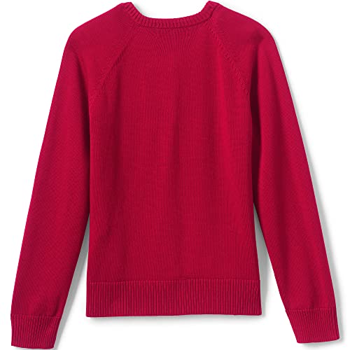 Image of Lands' End School Uniform Girls Cotton Modal Cardigan Sweater