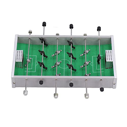 Yechiry Mesa de Futbolín con Varilla de Aluminio Compacta, Juego de Fútbol Confiable para Reuniones Familiares, 20,4 X 11,6 X 3,4 Cm