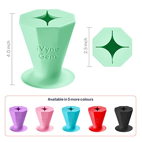 Colector de restos de vinilo con succión iVyne Gem verde para pelado 3