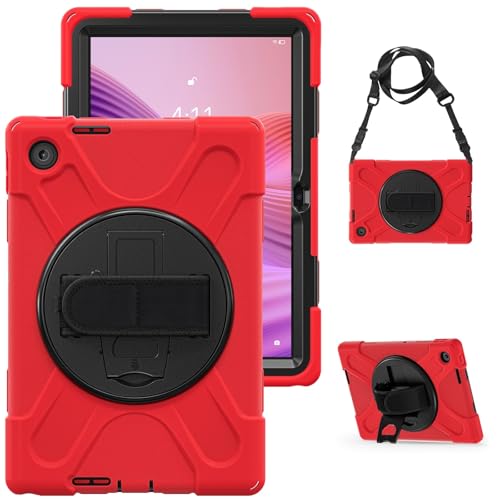 Funda para Lenovo Tab S10 10.1 TB-311FU con mango giratorio 360 y antigolpes