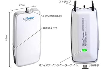 Amazon | 携帯用 首掛け式 空気清浄機 イオン発生器 エアー