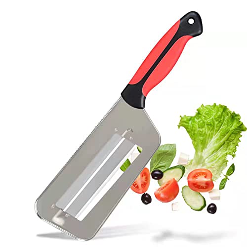 bingxqiso Portable Stainless Steel Vegetable Cutter Kitchen Knife Sugar Cane Knife Cabbage Shredder Fruit Slicing Peeler Cabbage Graters (1PC)