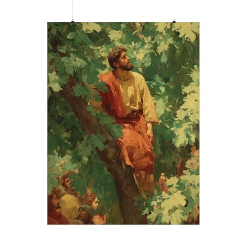 Sanctified Souls Zacchaeus – Matte Poster Print – Catholic Wall