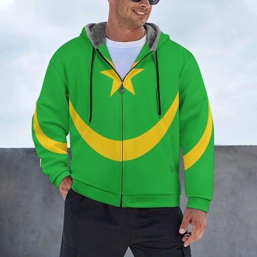 Sweat à capuche zippé polaire isolant et veste grande taille - 2