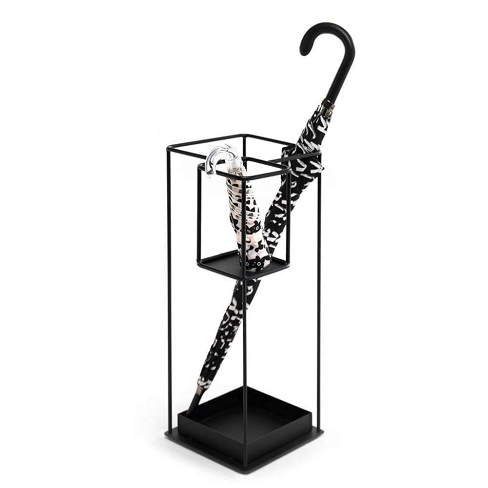 DFGHNBVC Square Metal Umbrella Stand Holder For Home Office, 31" Foldable Design, Durable Rack For Space-Saving Storage, Stylish Nizer For Entryway Patio