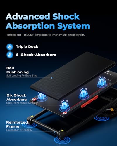 Image of LIJIUJIA Treadmill for Home,Treadmills with 0%-15% Auto Incline,3HP Brushless,300 LBS,LED Display,Pulse Monitor