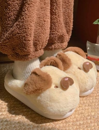 2025 Cute Plush Animal Slippers for Women Men Funny Cozy Winter House Shoes Warm Fuzzy Indoor Slippers Cartoon Designs Koala Bunny Frog Dog Ghost4