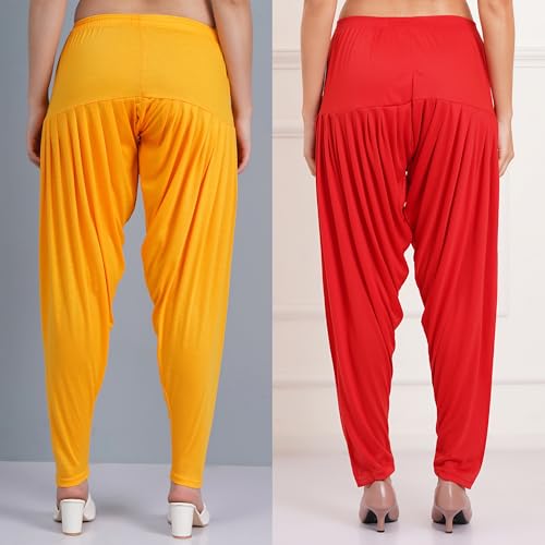Image of Buy That Trendz Patiala Salwar for Women Relaxed Fit Viscose Patiyala Salwar Harem Bottom Pants