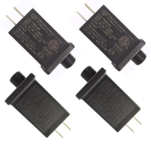 12V 1A Power Adapter 4 Pack