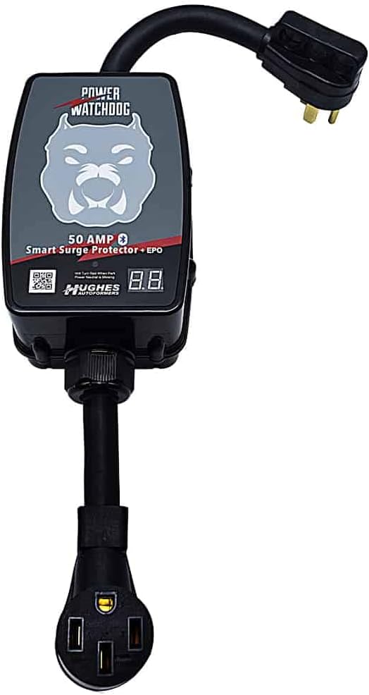 PWD50EPO, Bluetooth Surge Protector with Auto Shutoff, 50 Amp, Portable