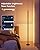 WISIMMALL Corner Floor Lamp, 65" RGB Color Changing Mood Light with Remote Control, Dimmable LED Corner Lamp with Music Sync, Modern Ambience Light Standing Floor Lamp for Living Room Gaming Room