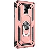 Case Compatible with Samsung Galaxy A8 2018 Cover Military Grade Rugged Shockproof Skin Magnetic Car...