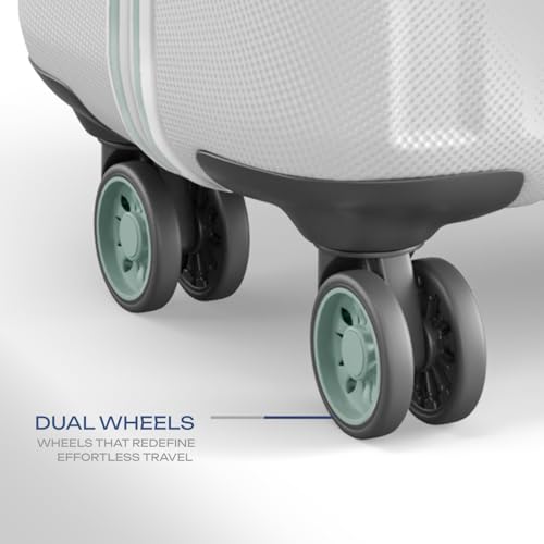 Image of Safari Ray Neo 8 Wheels Set of 3 Trolley Bags, Hard Case Polycarbonate 360 Degree Wheeling Carry on & Check-in Luggage for Men & Women, Suitcase for Travel, Trolley Bags for Travel, Cloud Grey