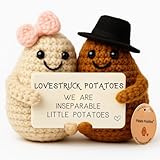 Love Potatoes© | Idea Couple Gift | for Him & Her | Surprise Valentine’s Day Anniversary Wedding | I Love You | Romantic Plush | Partner Boyfriend Girlfriend | Distance Relationship | Cute Pocket Hug
