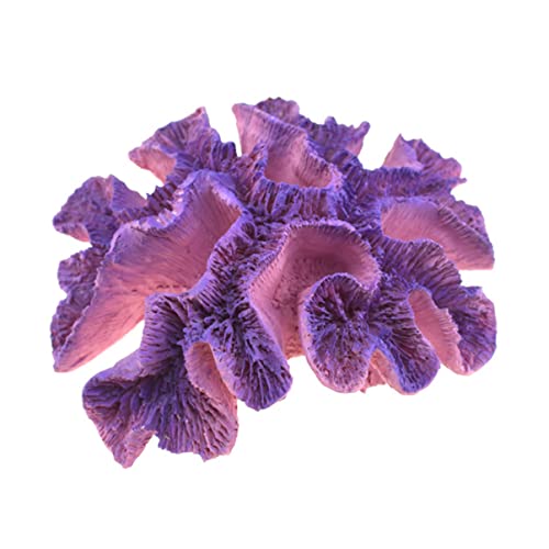 Mipcase Artificiel pour Aquarium Décoration de Paysage en Résine Décoration Naturelle pour Aquarium Vue sur La Montagne