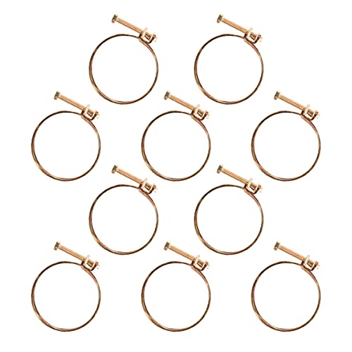 POWERTEC 70214-P2 1-1/2" Double Wire Hose Clamp | 10 Pack