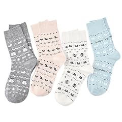 [4 Pairs]rabbit White+rabbit Blue+puppy Pink+snowman Gray