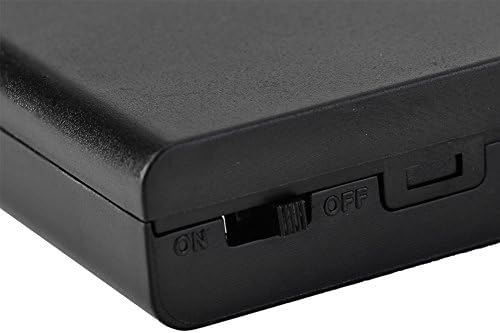 Tihebeyan Battery Holder Case, Store 8¡ÁAA Battery, 12V total Voltage, ABS Material Battery Storage Box with Switch