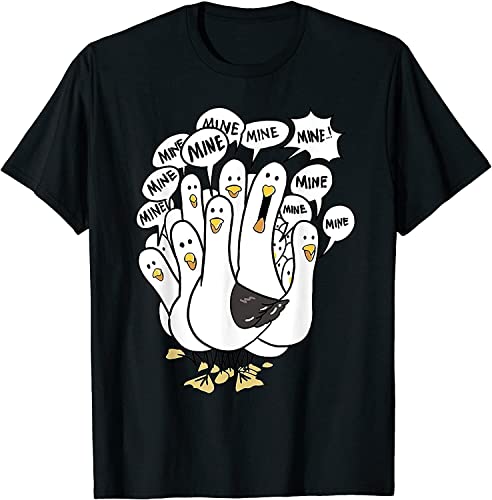 BBBshafaraBTE Limited Mine Mine Mine Seagull Funny Bird Lover Gifts T-Shirt