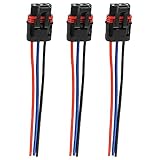 GZZTORES Pulse Bus Bar Power Plug Pigtail Connector for Polaris Ranger XP 1000 / RZR/Pro RS1 General 2018 2019 2020 2021 2022 2023 2024 2025 2026 Pulse Plug Bus Bar Harness Pigtail 3Pcs