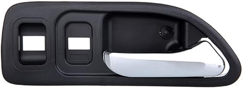 Miniatura 2 de SCITOO Pasajero delantero interior derecho ajuste para 1994-1997 para Honda para Accord 1 pieza cromo negro reemplazo de manija de puerta