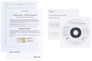 HPE Windows Server 2019 Essentials 2-CPU ROK German SW
