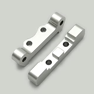Rear Arm Mount Tie Bar Mount for Losi Mini-T 2.0 Mini-B LOS214009 Aluminum Silver