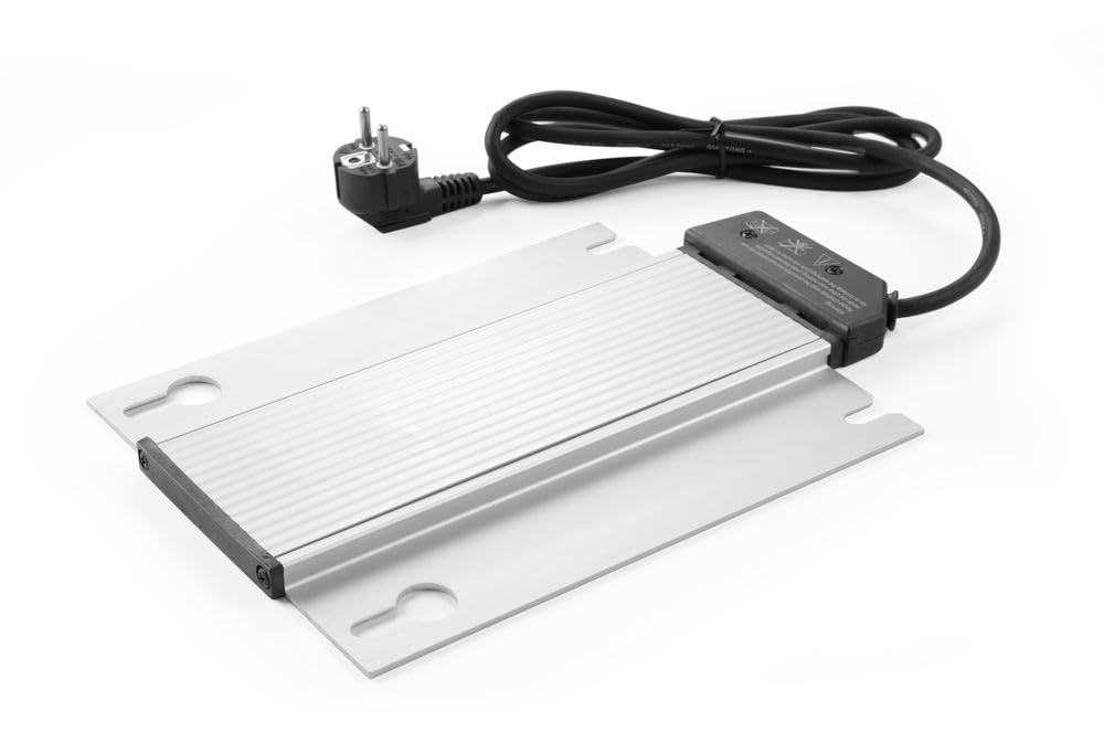 HENDI Riscaldatore Elettrico per Chafing Dish GN 1/1, Alternativa al Gel Combustibile, Mantenimento della Temperatura di Servizio, 230V/380W, 300x200x(H)40mm