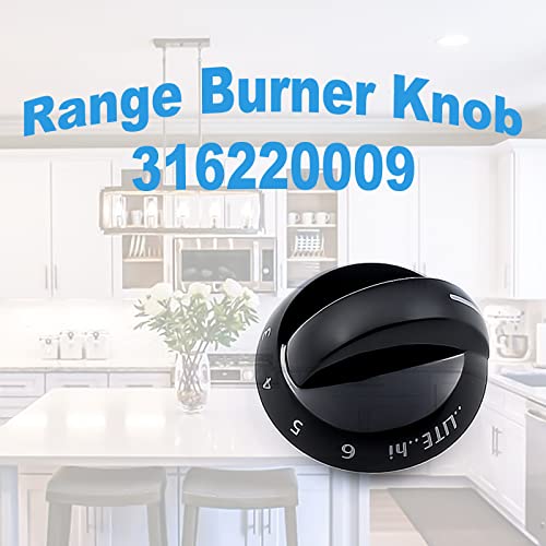 316220009 Range Burner Knob For Frigidaire Knobs Ap4322122 Ps1991531（4 Pack） #TOP5