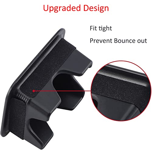 Ram 1500 Stake Pocket Covers Compatible With Dodge Ram 1500 2019-2023 Rear Truck Bed Rail Stake Pocket Cover (Black 2 Pcs) #TOP4