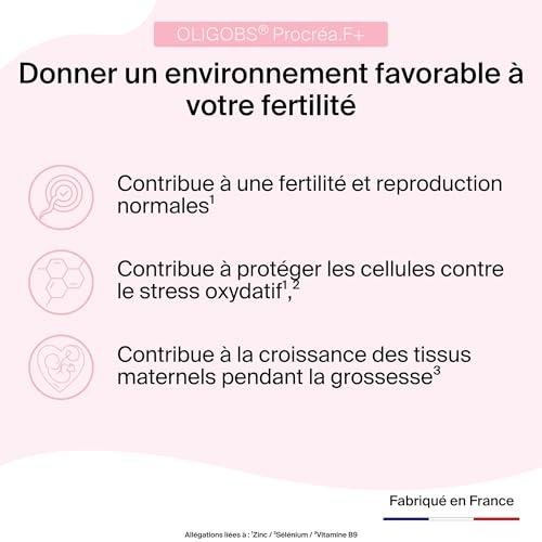 Pack Fertilité Couple | Complément fertilité homme & femme | Procréa.F+ & Procréa.M+ | Myo-Inositol, Quatrefolic, L-Carnitine, Zinc, Sélénium, Ubiquinol | 2 x 30 sachets | Laboratoire CCD – vue 3