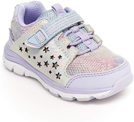 Stride Rite Girls' M2P Moriah Sneaker, Lavendar ,1.5 Wide Little Kid | Image 3