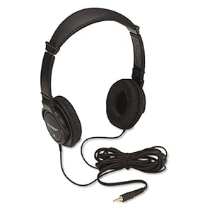 Kensington Hi-Fi On-Ear Headphones with 9-Foot Cord, 3.5mm Jack Headset (K33137)