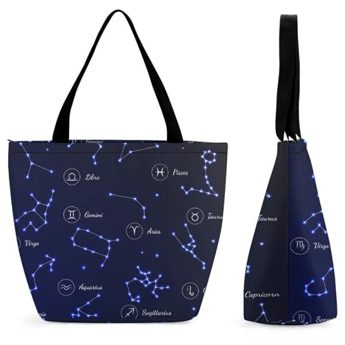 Sac à main grand format Douze Constellations : le cabas chic de votre quotidien