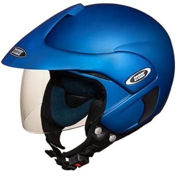 Studds Thermoplastic EPS Shell Marshal Open Face Helmet Large, 80 mm (Matt Blue)