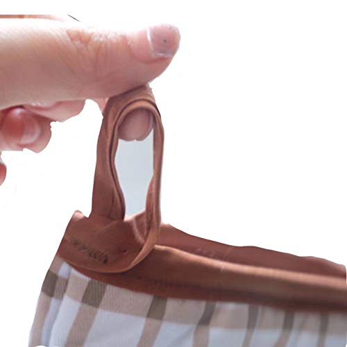 (2-Pack) Oven Mitts (Brown Plaid + Dots), 0.4 Inches Thickness, Pot Holders, Heat Resistant, High Temperature Gloves, Pure Cotton, Thickened Microwave Oven Gloves, Heat Insulation Gloves, Oven Gloves #TOP4