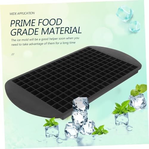 2pcs mini bandejas de silicona para cubitos de hielo miniatura 7