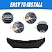 Black Leather Hood Bra Front End Nose Mask Compatible with BMW 5 Series G60 2024 Car Hood Protector,Auto Hood Bonnet Bra Exterior Accessories