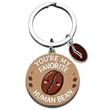 Romantic Gifts for Him Her Boyfriend Girlfriend Human Bean Keychain